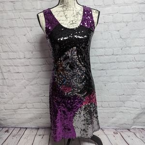 Aftershock stretch sequin lady face dress. Small/medium. 867